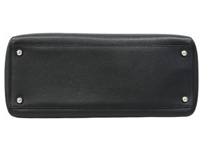 Chanel Executive Leder Tote Tasche Schwarz - Ansicht 3