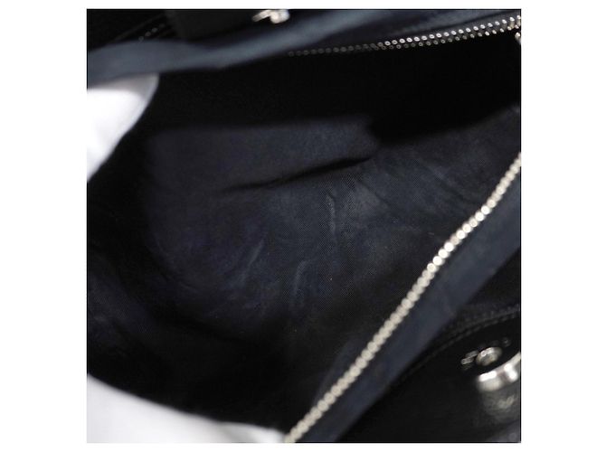 Chanel Executive Leder Tote Tasche Schwarz - Ansicht 7