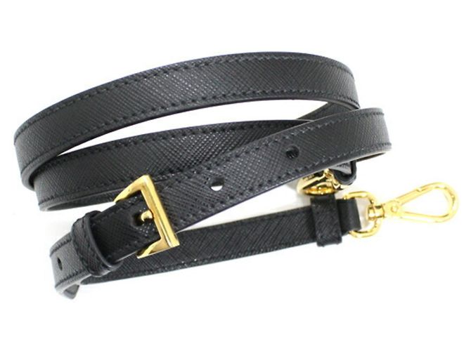 Borsa Galleria Prada in Saffiano Lux nero - vista 17