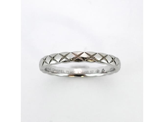 Chanel Coco Crush Platinum Band Ring - view 2