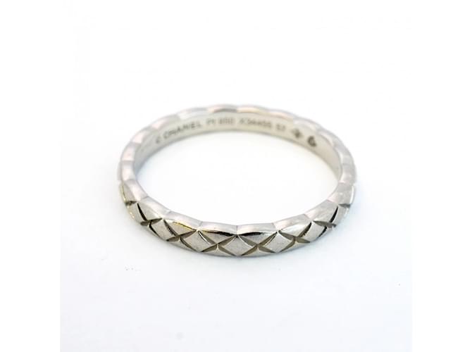 Chanel Coco Crush Platinum Band Ring - view 3