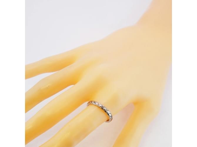 Chanel Coco Crush Platinum Band Ring - view 7