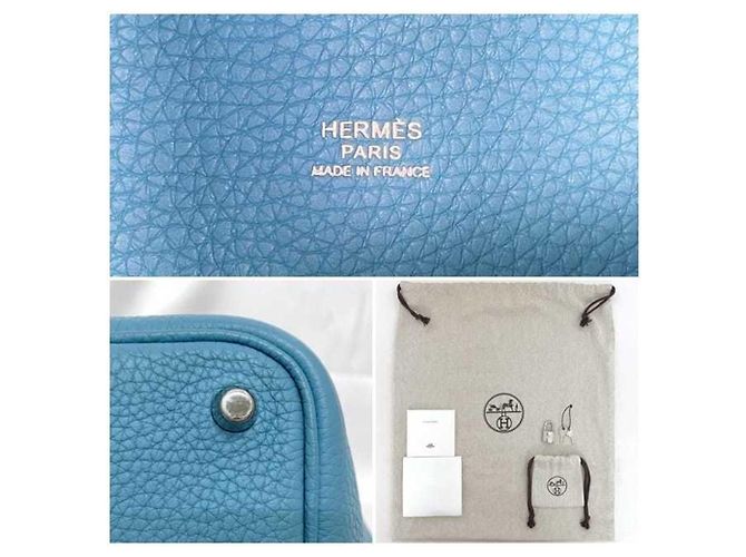 Hermès Picotin Lock PM Handtasche Blau Hellblau - Ansicht 11