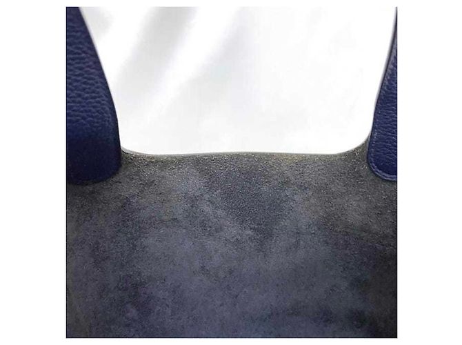 Hermès Picotin Lock PM Handtasche Blau Marineblau - Ansicht 8