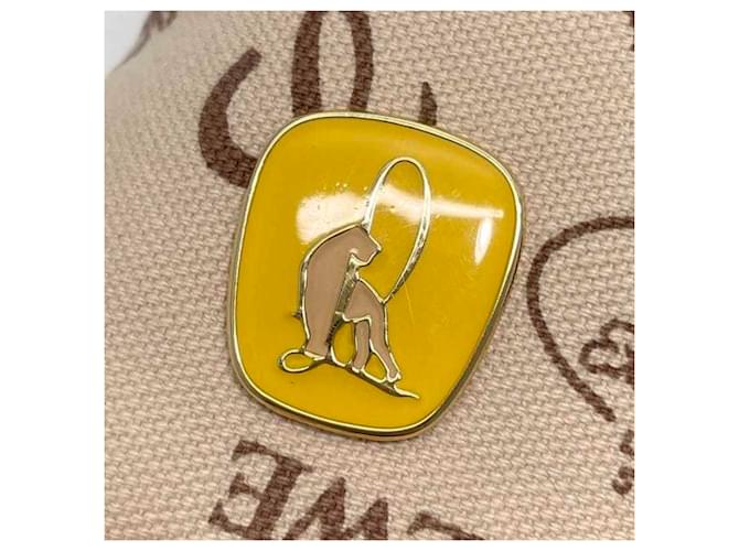 Borsa a Spalla Loewe Beige e Marrone - vista 10