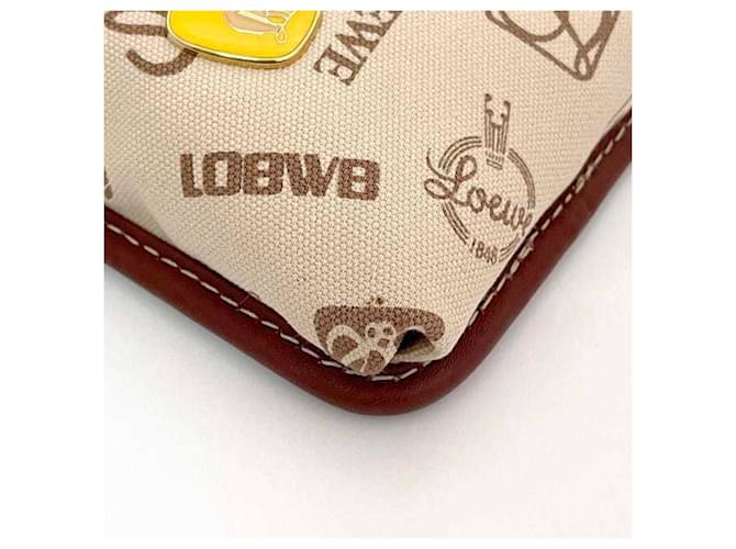 Borsa a Spalla Loewe Beige e Marrone - vista 6