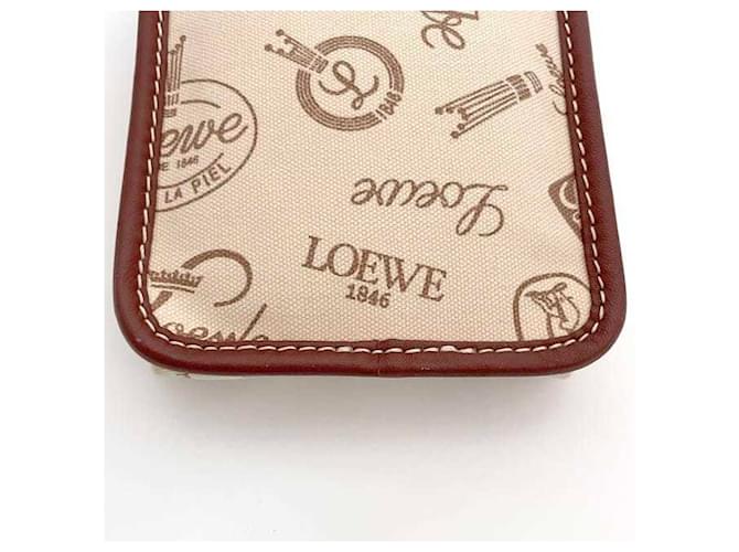 Borsa a Spalla Loewe Beige e Marrone - vista 7