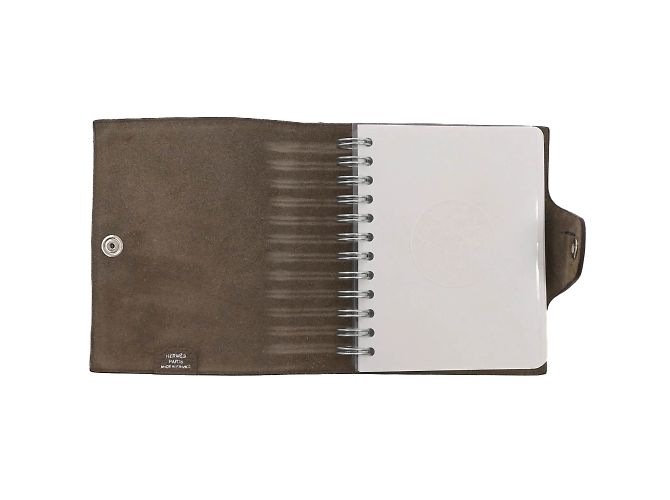 Copertura per quaderno Ulysse Mini di Hermès Taupe - vista 10