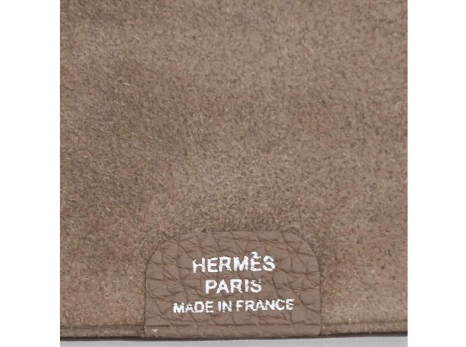 Copertura per quaderno Ulysse Mini di Hermès Taupe - vista 11