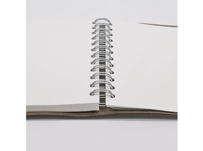 Copertura per quaderno Ulysse Mini di Hermès Taupe - vista 12