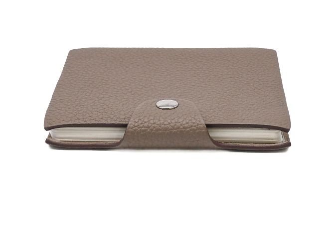 Copertura per quaderno Ulysse Mini di Hermès Taupe - vista 4