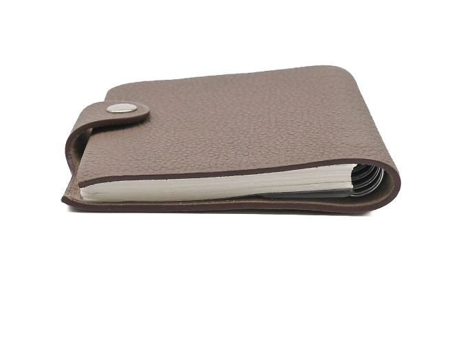 Copertura per quaderno Ulysse Mini di Hermès Taupe - vista 5