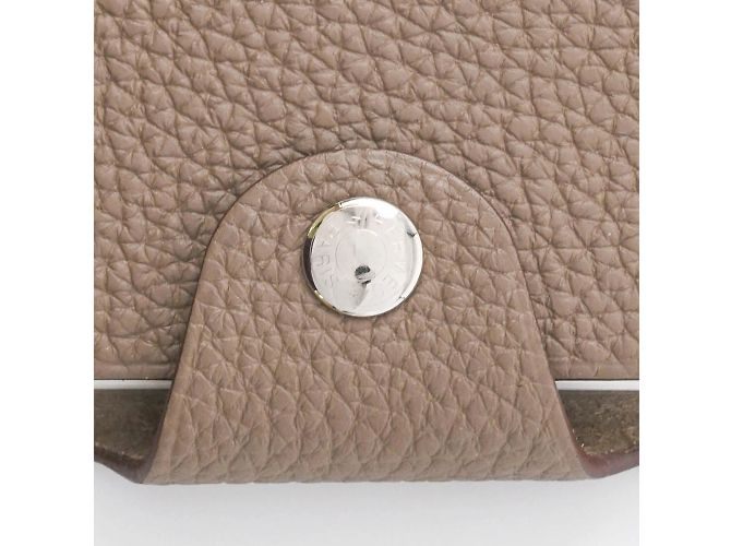 Copertura per quaderno Ulysse Mini di Hermès Taupe - vista 7