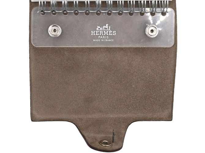 Copertura per quaderno Ulysse Mini di Hermès Taupe - vista 9