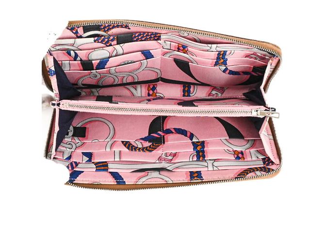 Hermès Azap Lang Wallet Pink Golden - Ansicht 8