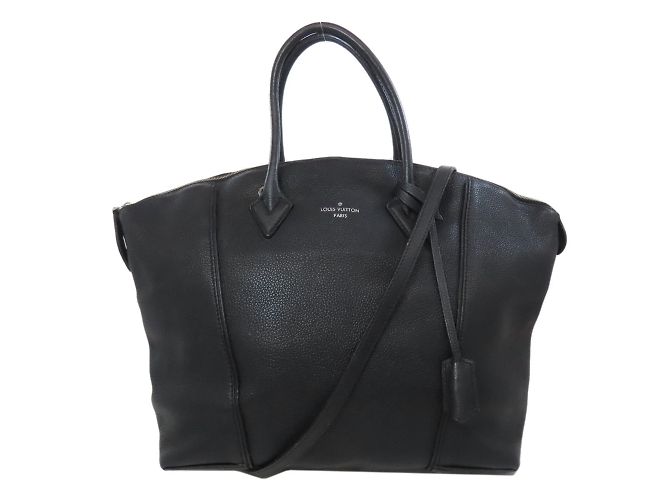 Borsa Tote Parnassea Lockit MM di Louis Vuitton Nero - vista 11