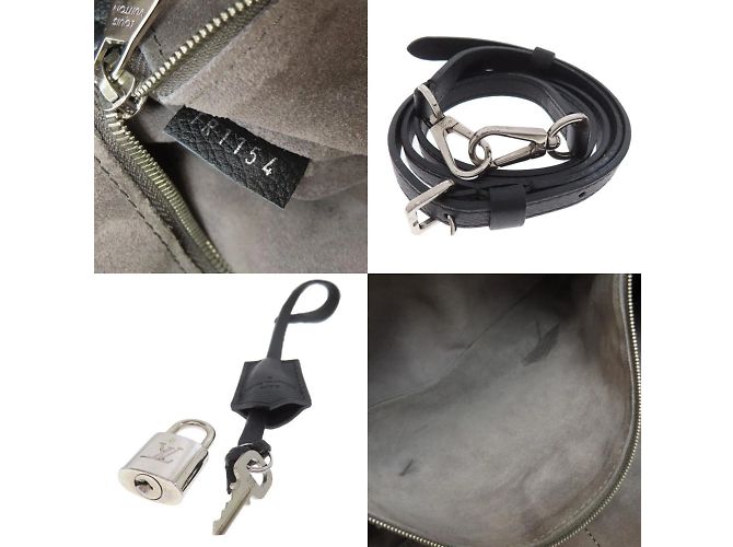 Borsa Tote Parnassea Lockit MM di Louis Vuitton Nero - vista 5
