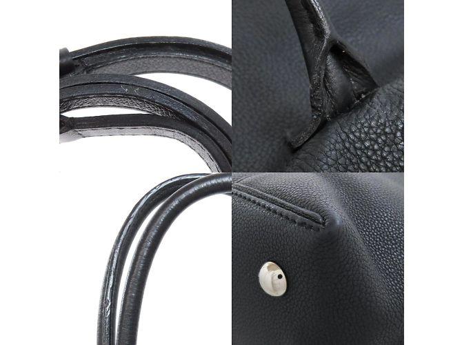 Borsa Tote Parnassea Lockit MM di Louis Vuitton Nero - vista 9