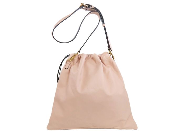 Borsa a spalla clutch in pelle di vitello donna Fendi Rosa - vista 2