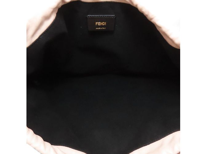 Borsa a spalla clutch in pelle di vitello donna Fendi Rosa - vista 5