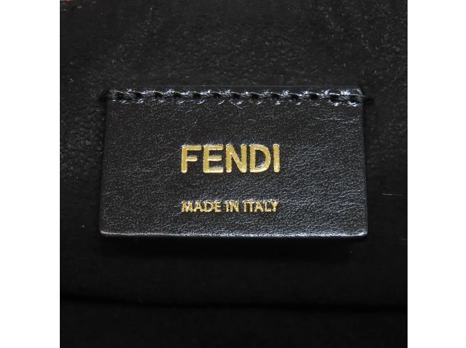 Borsa a spalla clutch in pelle di vitello donna Fendi Rosa - vista 6