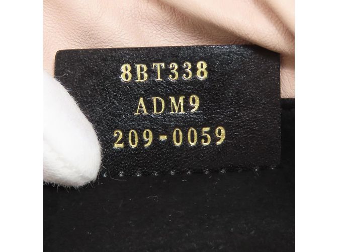 Borsa a spalla clutch in pelle di vitello donna Fendi Rosa - vista 7