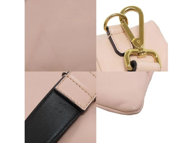 Borsa a spalla clutch in pelle di vitello donna Fendi Rosa - vista 9