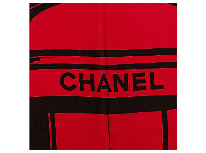 Bufanda de Seda Chanel Puerta Roja de la Rue Cambon - Ansicht 5