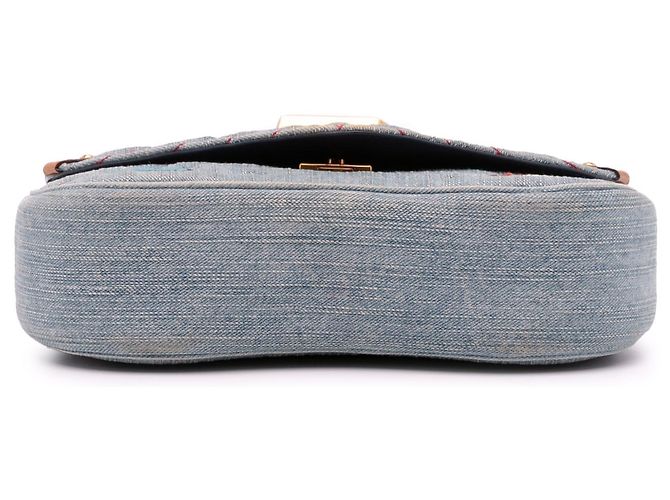 Louis Vuitton Azul Edición Limitada Parches de Denim New Wave Cadena MM - vista 3