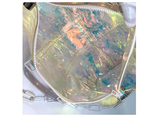 Borsa da viaggio Keepall Bandoulière 50 Monogram Prism Louis Vuitton - vista 10