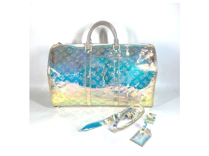 Borsa da viaggio Keepall Bandoulière 50 Monogram Prism Louis Vuitton - vista 12
