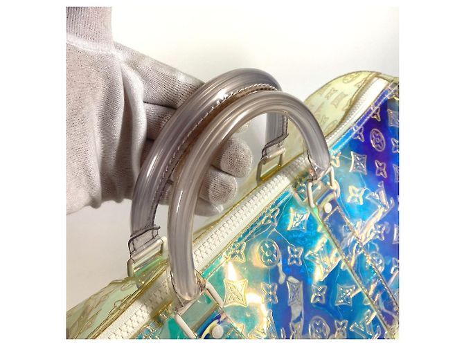Borsa da viaggio Keepall Bandoulière 50 Monogram Prism Louis Vuitton - vista 6