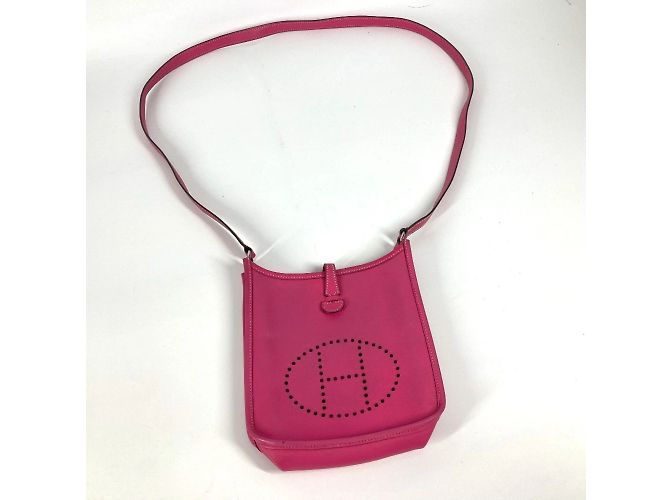 Borsa a tracolla Evelyne TPM 16 di Hermès Rosa - vista 11