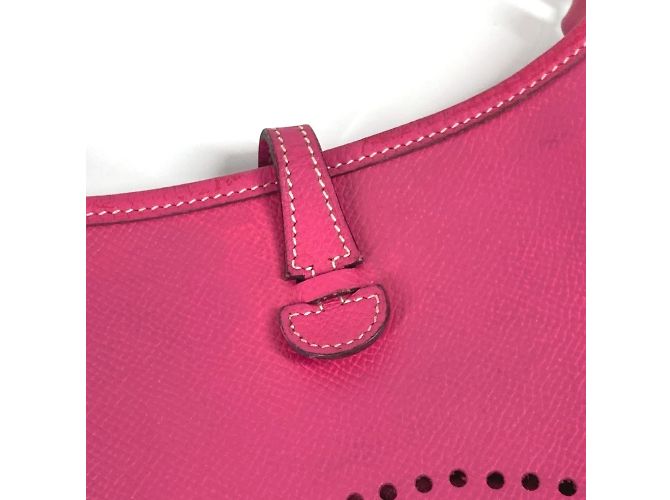 Borsa a tracolla Evelyne TPM 16 di Hermès Rosa - vista 12