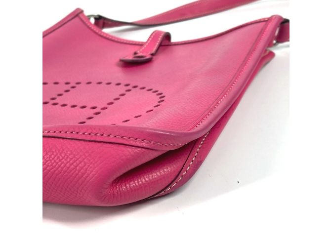 Borsa a tracolla Evelyne TPM 16 di Hermès Rosa - vista 6