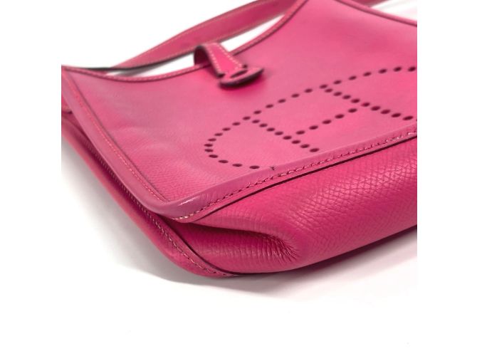 Borsa a tracolla Evelyne TPM 16 di Hermès Rosa - vista 7