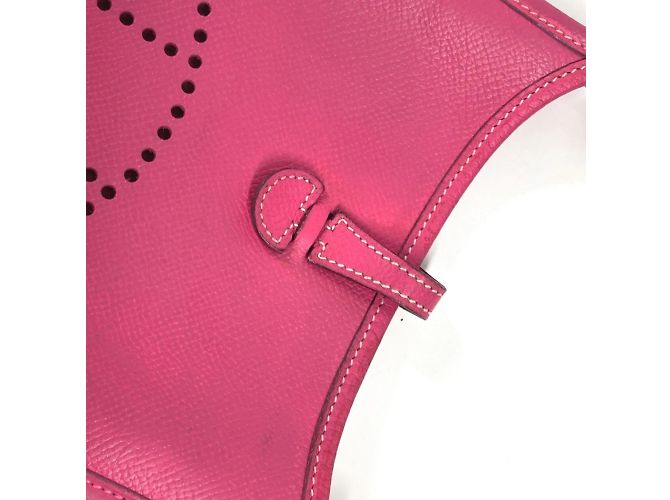 Borsa a tracolla Evelyne TPM 16 di Hermès Rosa - vista 8