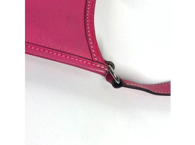 Borsa a tracolla Evelyne TPM 16 di Hermès Rosa - vista 9