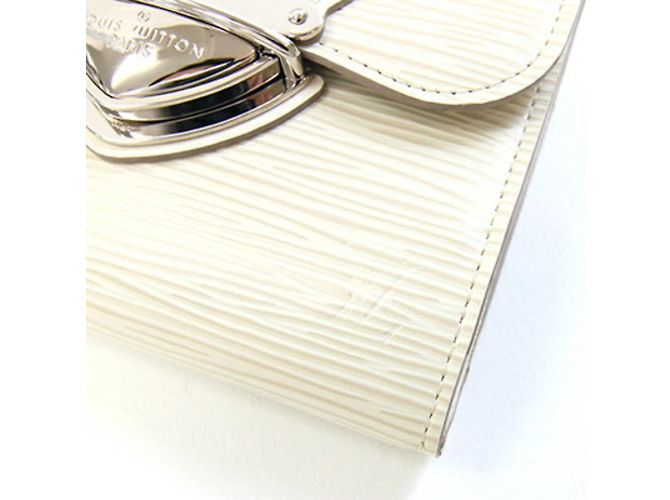 Carteira Joy Epi Louis Vuitton com três dobras Cru Fora de branco - vista 6
