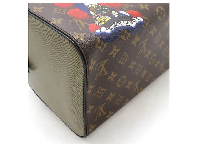 Borsa a mano Speedy 30 Monogram Epi Louis Vuitton Marrone - vista 3