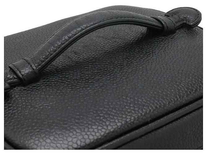 Pochete Cosmética Vanity em Couro Caviar Chanel Preto - vista 4