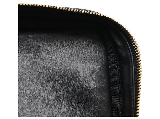 Pochete Cosmética Vanity em Couro Caviar Chanel Preto - vista 9