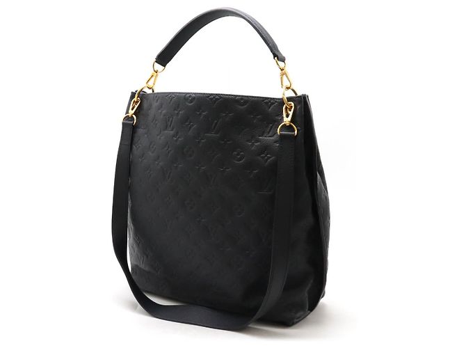 Borsa Tote Metis in Monogramma Empreinte di Louis Vuitton Blu - vista 2