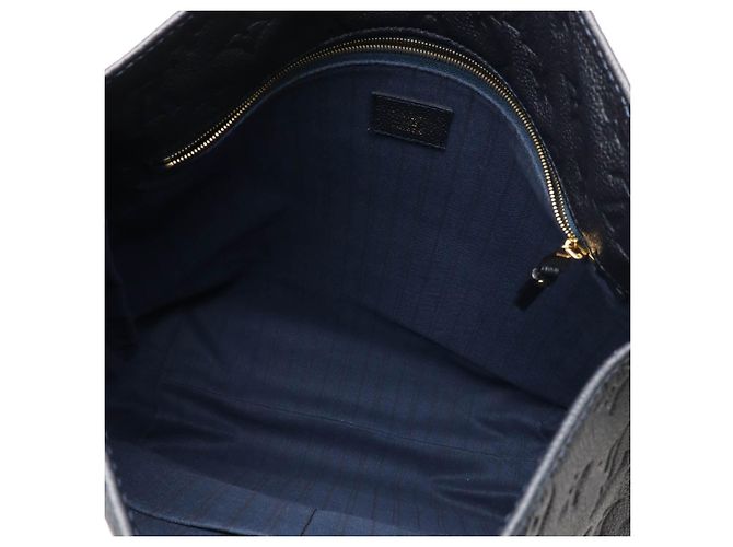 Borsa Tote Metis in Monogramma Empreinte di Louis Vuitton Blu - vista 6