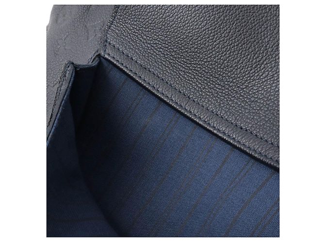 Borsa Tote Metis in Monogramma Empreinte di Louis Vuitton Blu - vista 9