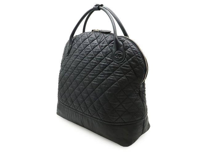 Chanel Coco Cocoon gesteppte Leder Boston Tasche Schwarz - Ansicht 2