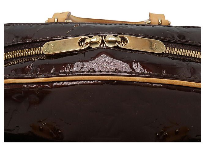 Borsa Summit Drive in Monogram Vernis di Louis Vuitton Marrone - vista 4