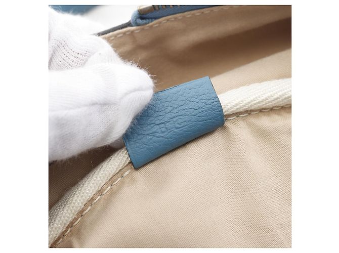 Bolso Boston de cuero Victoria 50 de Hermès Azul - vista 2