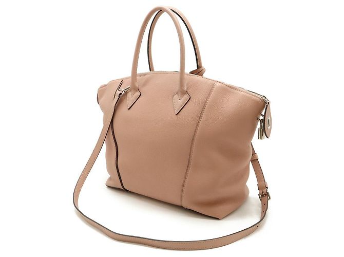 Borsa Tote Lockit MM Louis Vuitton in rosa magnolia - vista 2