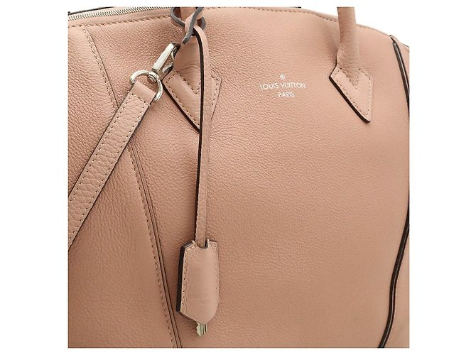 Borsa Tote Lockit MM Louis Vuitton in rosa magnolia - vista 9